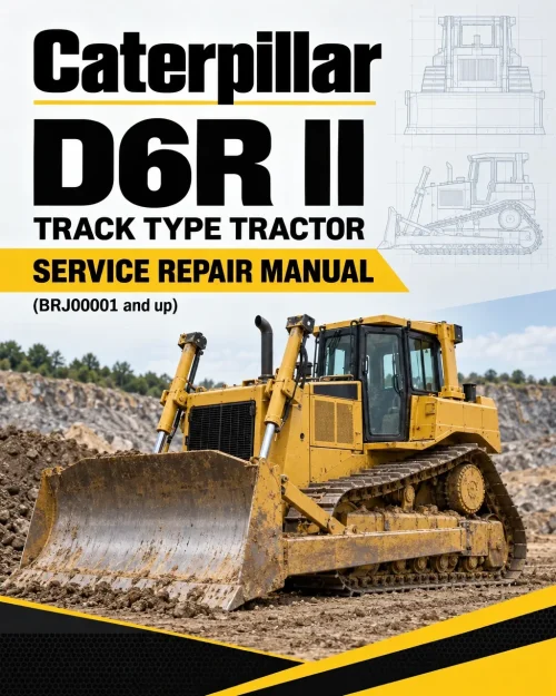 Caterpillar CAT D6R II Track Type Tractor Service Repair Manual (BRJ00001 and up)