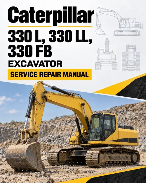 Caterpillar CAT 330 L, 330 LL, 330 FB Excavator Service Repair Manual (8FK00001 and up)