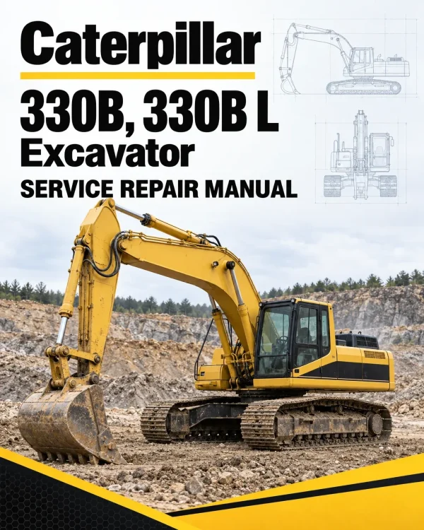 Caterpillar CAT 330B, 330B L Excavator Service Repair Manual (8TR00001 and up)