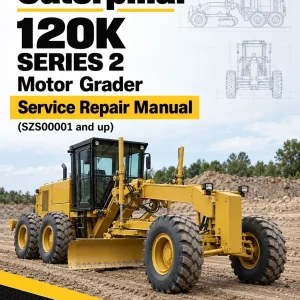 Caterpillar CAT 120K SERIES 2 Motor Grader Service Repair Manual (SZS00001 and up)