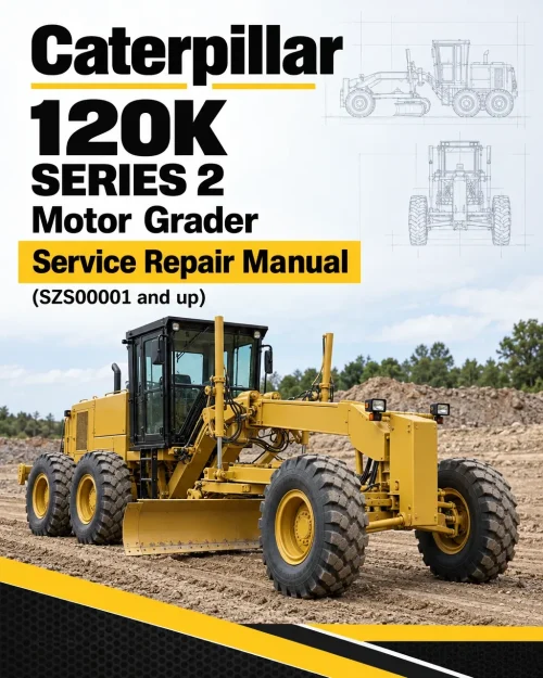 Caterpillar CAT 120K SERIES 2 Motor Grader Service Repair Manual (SZS00001 and up) Caterpillar CAT 120K SERIES 2 Motor Grader Service Repair Manual (SZS00001 and up)