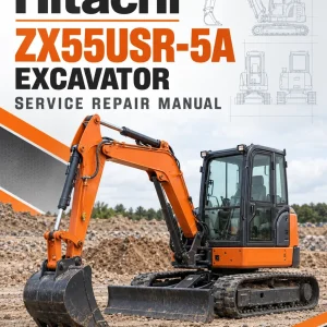 Hitachi ZX55USR-5A Excavator Service Repair Manual