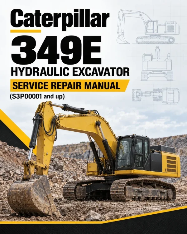 Caterpillar CAT 349E Hydraulic Excavator Service Repair Manual (S3P00001 and up) Caterpillar CAT 349E Hydraulic Excavator Service Repair Manual (S3P00001 and up)