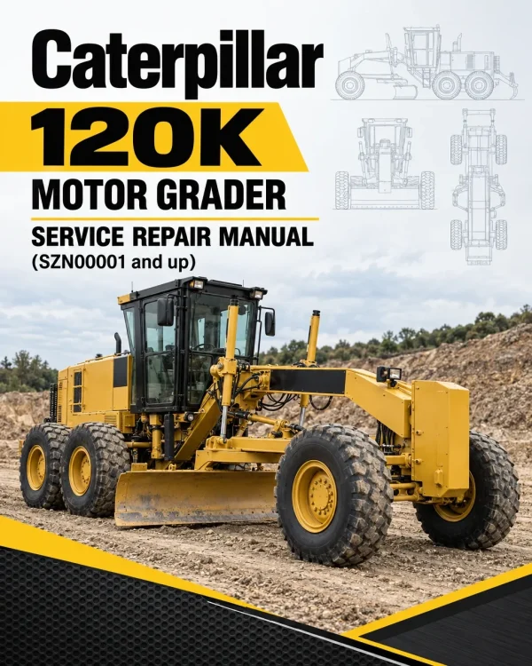 Caterpillar CAT 120K Motor Grader Service Repair Manual (SZN00001 and up) Caterpillar CAT 120K Motor Grader Service Repair Manual (SZN00001 and up)