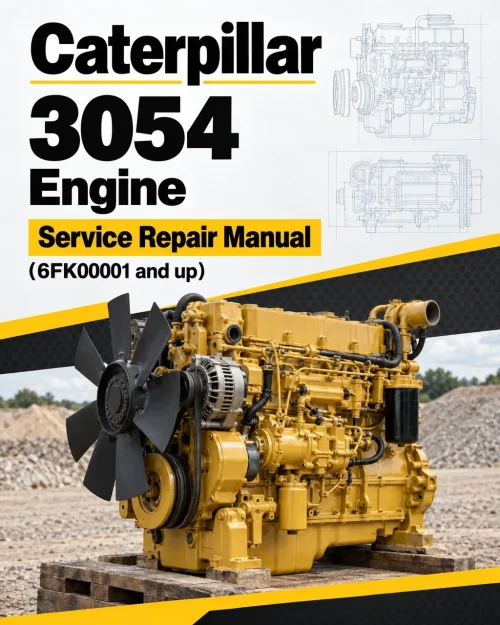 Caterpillar CAT 3054 Engine Service Repair Manual (6FK00001 and up) Caterpillar CAT 3054 Engine Service Repair Manual (6FK00001 and up)