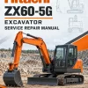 Hitachi ZX60-5G Excavator Service Repair Manual