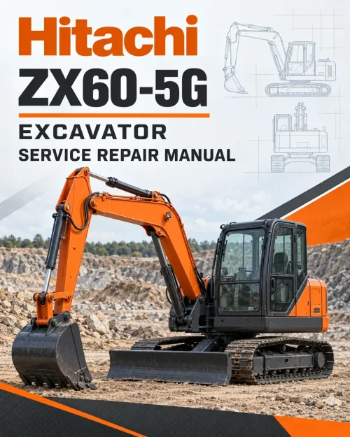 Hitachi ZX60-5G Excavator Service Repair Manual Hitachi ZX60-5G Excavator Service Repair Manual