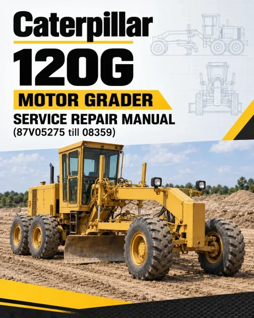 Caterpillar CAT 120G Motor Grader Service Repair Manual (87V05275 till 08359) Caterpillar CAT 120G Motor Grader Service Repair Manual (87V05275 till 08359)