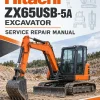 Hitachi ZX65USB-5A Excavator Service Repair Manual Hitachi ZX65USB-5A Excavator Service Repair Manual
