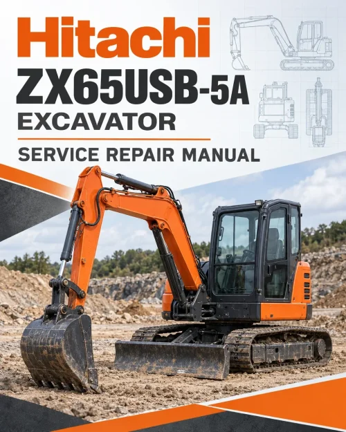 Hitachi ZX65USB-5A Excavator Service Repair Manual Hitachi ZX65USB-5A Excavator Service Repair Manual