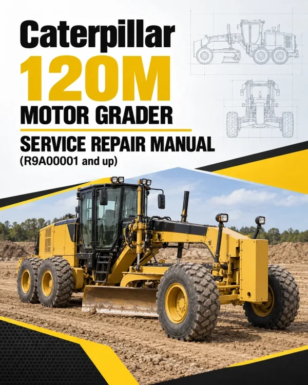 Caterpillar CAT 120M Motor Grader Service Repair Manual (R9A00001 and up) Caterpillar CAT 120M Motor Grader Service Repair Manual (R9A00001 and up)