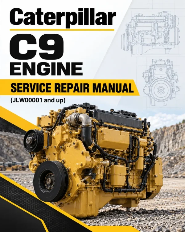 Caterpillar CAT C9 Engine Service Repair Manual (JLW00001 and up)