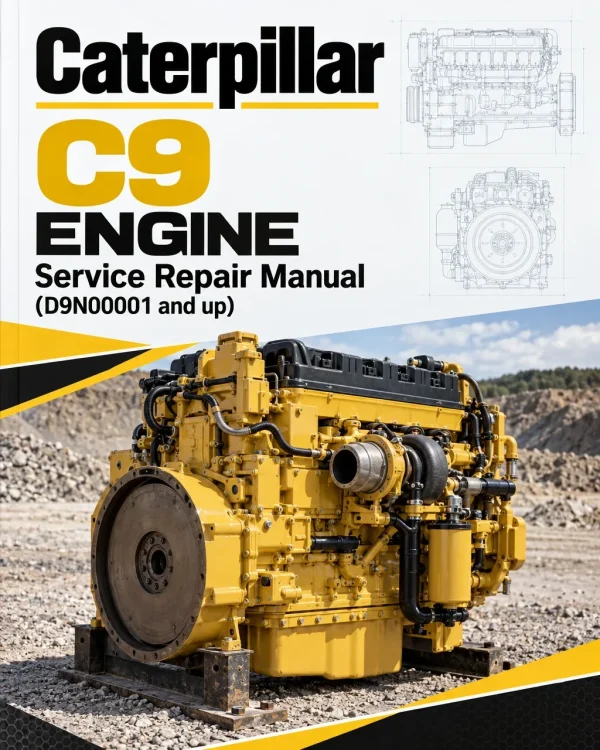 Caterpillar CAT C9 Engine Service Repair Manual (D9N00001 and up)