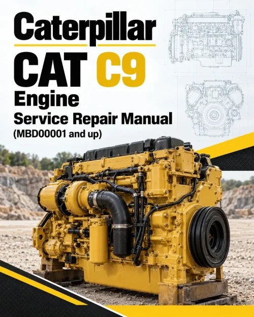 Caterpillar CAT C9 Engine Service Repair Manual (MBD00001 and up)