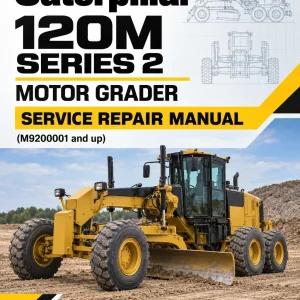 Caterpillar CAT 120M SERIES 2 OEM Motor Grader Service Repair Manual (M9200001 and up)