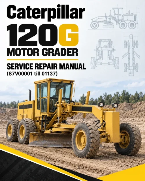 Caterpillar CAT 120G Motor Grader Service Repair Manual (87V00001 till 01137)