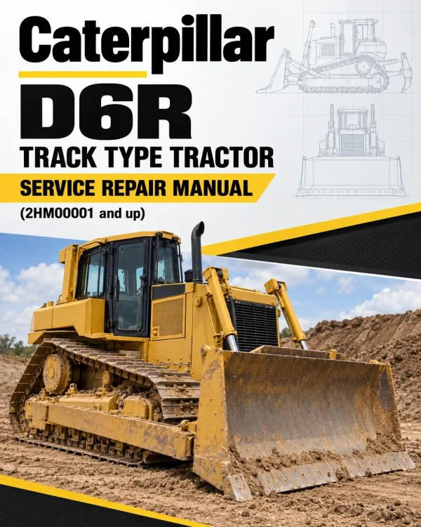 Caterpillar CAT D6R Track Type Tractor Service Repair Manual (2HM00001 and up)