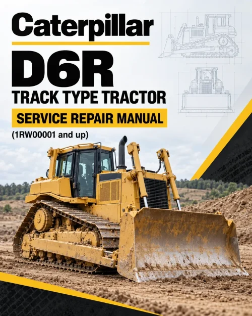 Caterpillar CAT D6R Track Type Tractor Service Repair Manual (1RW00001 and up)