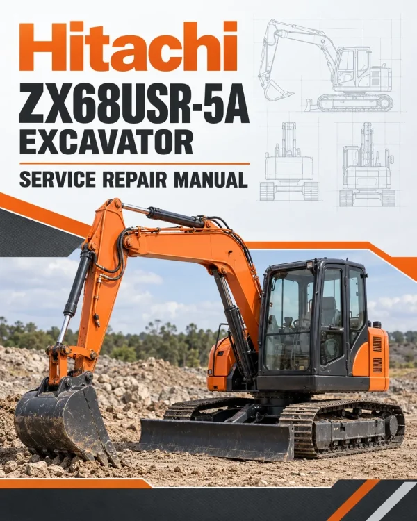 Hitachi ZX68USR-5A Excavator Service Repair Manual Hitachi ZX68USR-5A Excavator Service Repair Manual