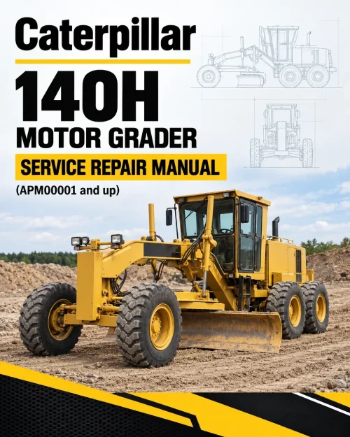 Caterpillar CAT 140H Motor Grader Service Repair Manual (APM00001 and up)