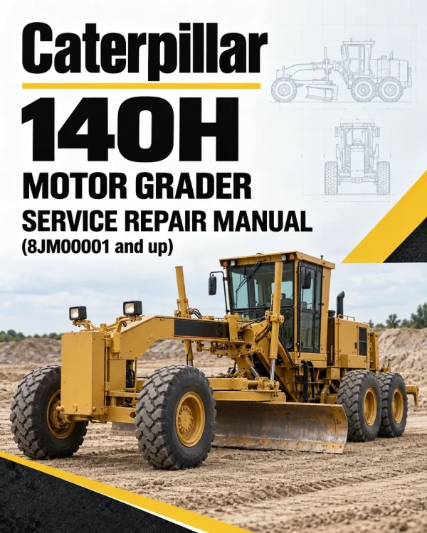 Caterpillar CAT 140H Motor Grader Service Repair Manual (8JM00001 and up) Caterpillar CAT 140H Motor Grader Service Repair Manual (8JM00001 and up)