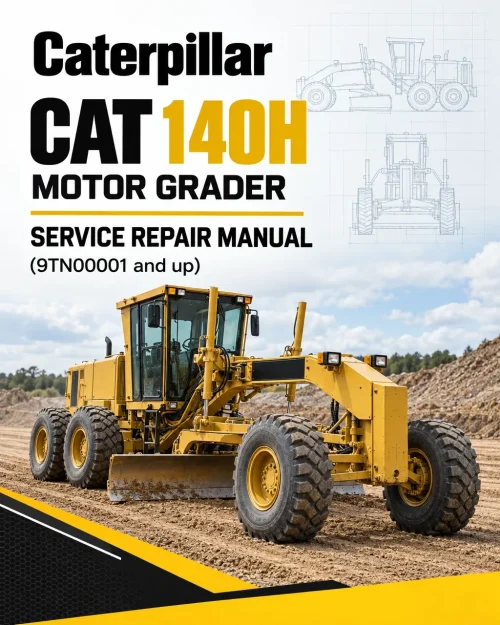 Caterpillar CAT 140H Motor Grader Service Repair Manual (9TN00001 and up)