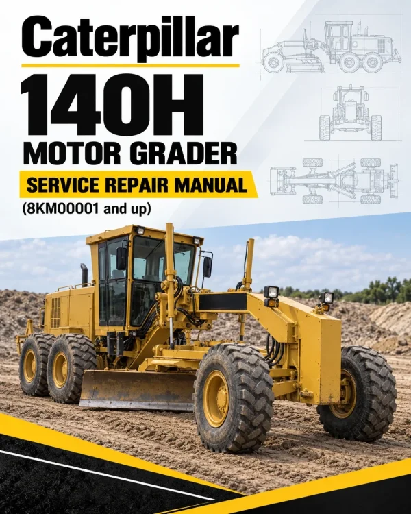 Caterpillar CAT 140H Motor Grader Service Repair Manual (8KM00001 and up) Caterpillar CAT 140H Motor Grader Service Repair Manual (8KM00001 and up)