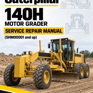 Caterpillar CAT 140H Motor Grader Service Repair Manual (5HM00001 and up) Caterpillar CAT 140H Motor Grader Service Repair Manual (5HM00001 and up)