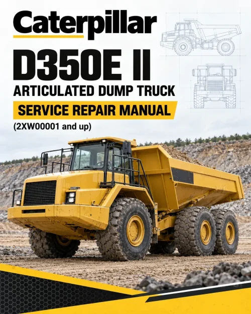 Caterpillar CAT D350E II Articulated Dump Truck Service Repair Manual (2XW00001 and up) Caterpillar CAT D350E II Articulated Dump Truck Service Repair Manual (2XW00001 and up)