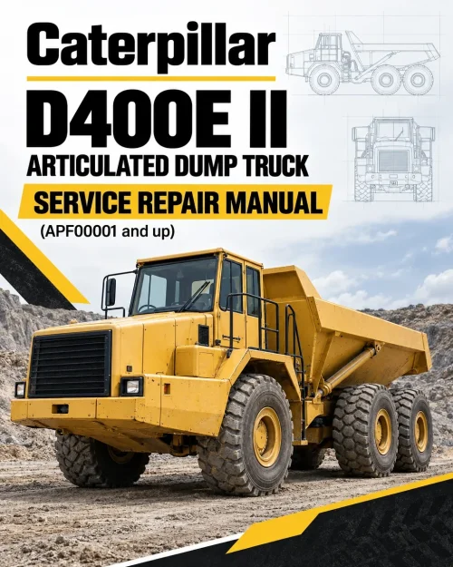 Caterpillar CAT D400E II Articulated Dump Truck Service Repair Manual (APF00001 and up) Caterpillar CAT D400E II Articulated Dump Truck Service Repair Manual (APF00001 and up)