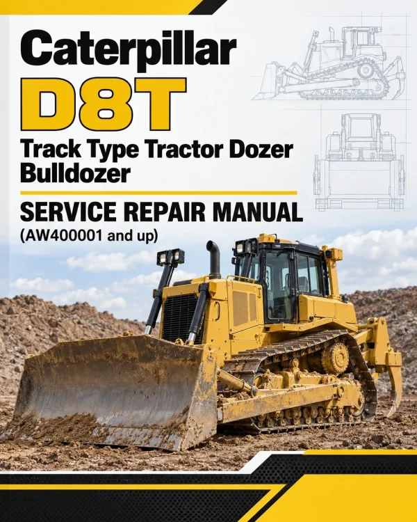 Caterpillar CAT D8T Track Type Tractor Dozer Bulldozer Service Repair Manual (AW400001 and up) Caterpillar CAT D8T Track Type Tractor Dozer Bulldozer Service Repair Manual (AW400001 and up)