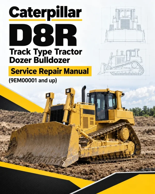 Caterpillar CAT D8R Track Type Tractor Dozer Bulldozer Service Repair Manual (9EM00001 and up) Caterpillar CAT D8R Track Type Tractor Dozer Bulldozer Service Repair Manual (9EM00001 and up)