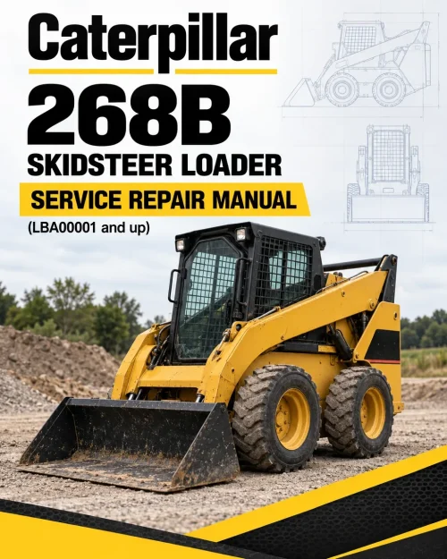 Caterpillar CAT 268B Skidsteer Loader Service Repair Manual (LBA00001 and up)