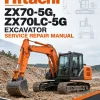 Hitachi ZX70-5G, ZX70LC-5G Excavator Service Repair Manual Hitachi ZX70-5G, ZX70LC-5G Excavator Service Repair Manual