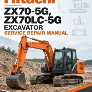 Hitachi ZX70-5G, ZX70LC-5G Excavator Service Repair Manual Hitachi ZX70-5G, ZX70LC-5G Excavator Service Repair Manual