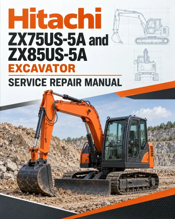 Hitachi ZX75US-5A and ZX85US-5A Excavator Service Repair Manual Hitachi ZX75US-5A and ZX85US-5A Excavator Service Repair Manual
