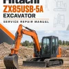 Hitachi ZX85USB-5A Excavator Service Repair Manual