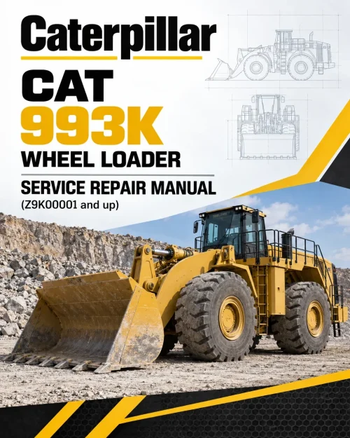 Caterpillar CAT 993K Wheel Loader Service Repair Manual (Z9K00001 and up)