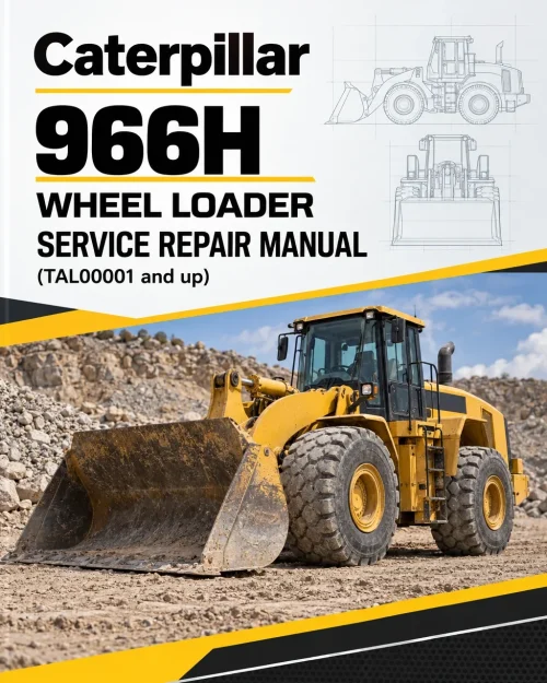 Caterpillar CAT 966H Wheel Loader Service Repair Manual (TAL00001 and up)