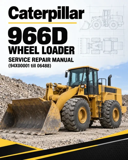 Caterpillar CAT 966D Wheel Loader Service Repair Manual (94X00001 till 06488)