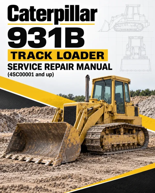 Caterpillar CAT 931B Track Loader Service Repair Manual (4SC00001 and up)