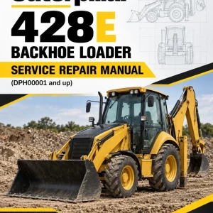 Caterpillar CAT 428E Backhoe Loader Service Repair Manual (DPH00001 and up)
