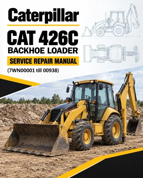 Caterpillar CAT 426C Backhoe Loader Service Repair Manual (7WN00001 till 00938) Caterpillar CAT 426C Backhoe Loader Service Repair Manual (7WN00001 till 00938)