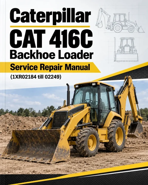 Caterpillar CAT 416C Backhoe Loader Service Repair Manual (1XR02184 till 02249) Caterpillar CAT 416C Backhoe Loader Service Repair Manual (1XR02184 till 02249)