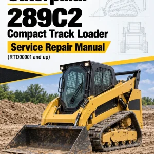 Caterpillar CAT 289C2 Compact Track Loader Service Repair Manual (RTD00001 and up)
