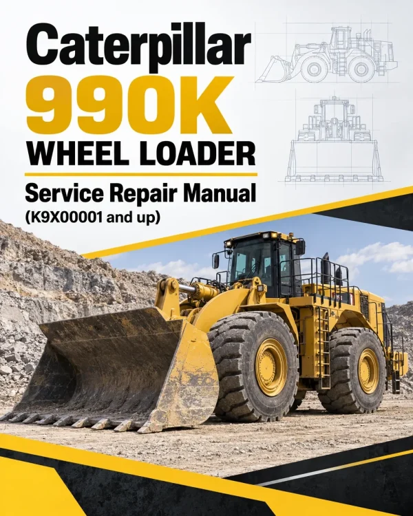 Caterpillar CAT 990K Wheel Loader Service Repair Manual (K9X00001 and up)