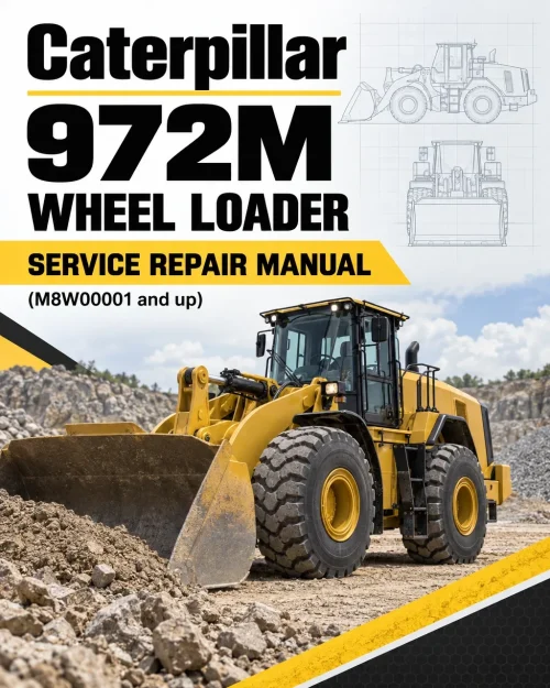 Caterpillar CAT 972M Wheel Loader Service Repair Manual (M8W00001 and up)
