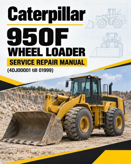 Caterpillar CAT 950F Wheel Loader Service Repair Manual (4DJ00001 till 01999)