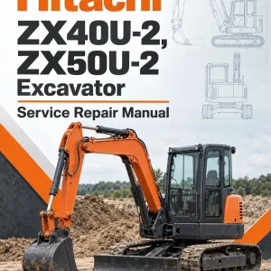 Hitachi ZX40U-2, ZX50U-2 Excavator Service Repair Manual