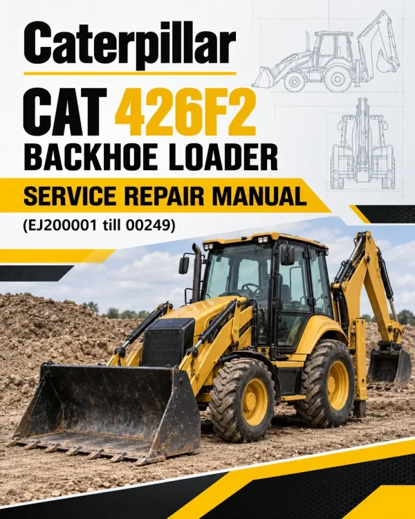 Caterpillar CAT 426F2 Backhoe Loader Service Repair Manual (EJ200001 till 00249) Caterpillar CAT 426F2 Backhoe Loader Service Repair Manual (EJ200001 till 00249)